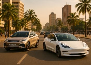 Les voitures électriques arrivent à Abidjan : BYD et Tesla en tête